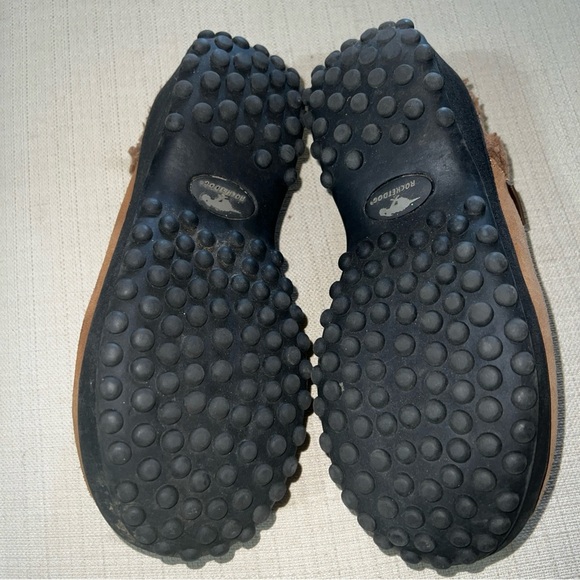 Rocket Dog Sherpa Platform Clogs Tan Suede Women’s Shoe Size 9M - Picture 9 of 11